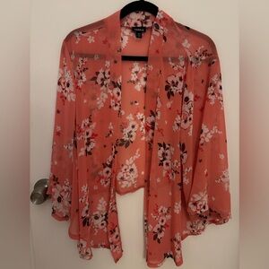 Torrid Floral Sheer Kimono